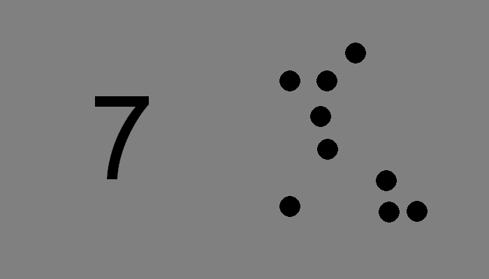 Dot Number test item 13