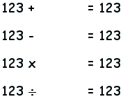Understanding Number test item 3